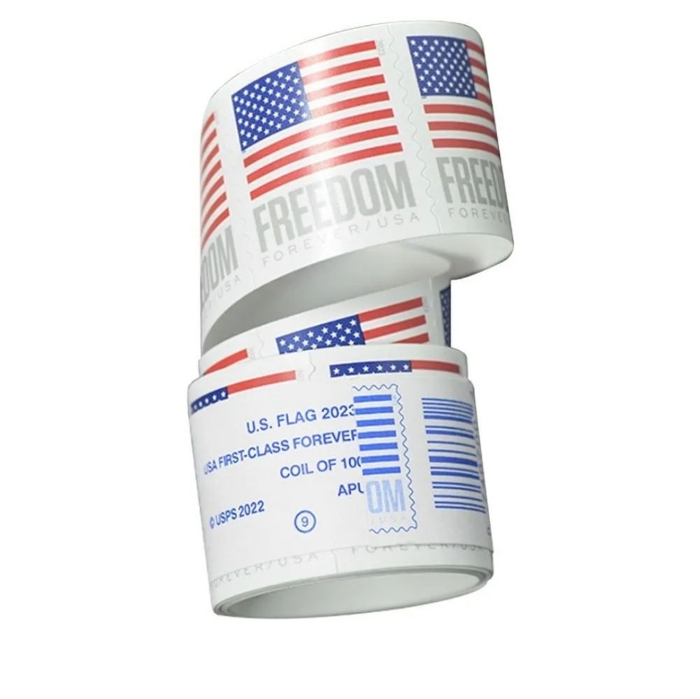 American flag 10 coils of 100 2023, free fast shipping!!